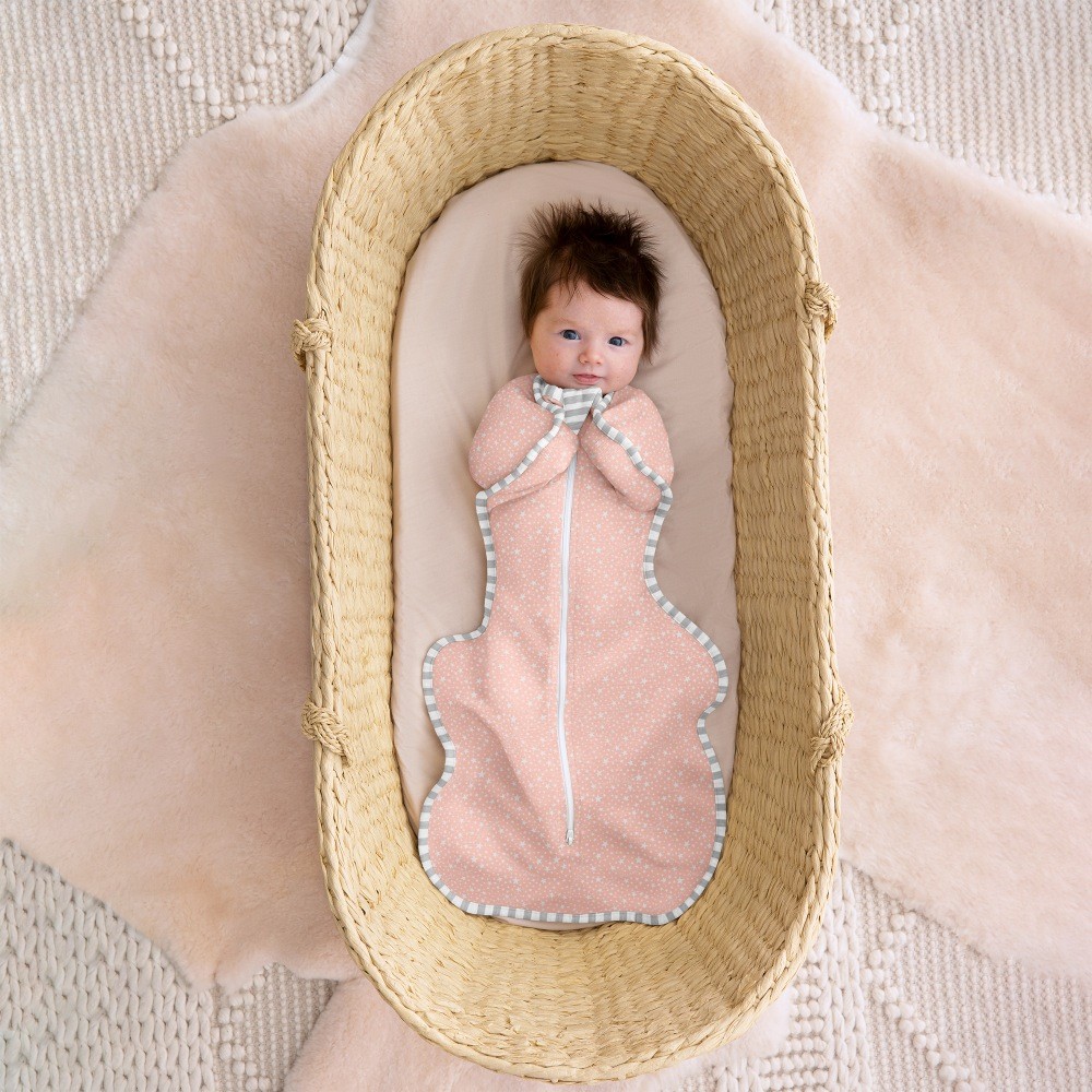 Love To Dream Swaddle Up Original Stardust Dusty Pink 1 Tog Newborn