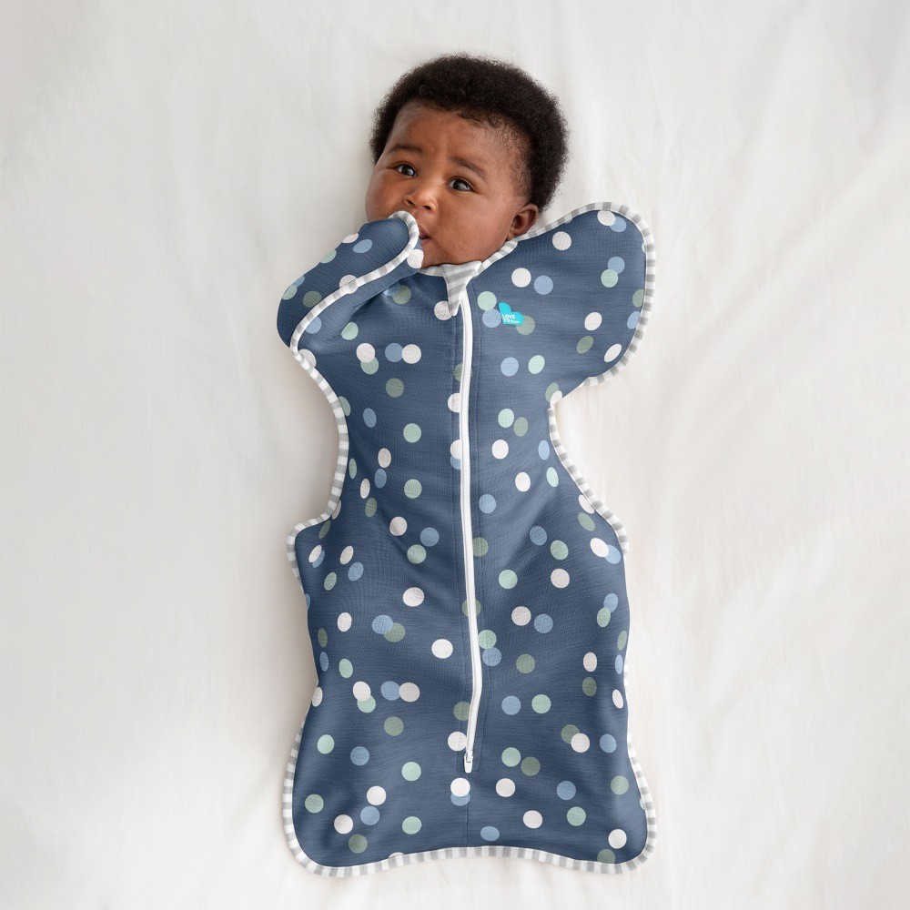 Love To Dream Swaddle Up Original Desco Colourful Spot Denim 1 Tog