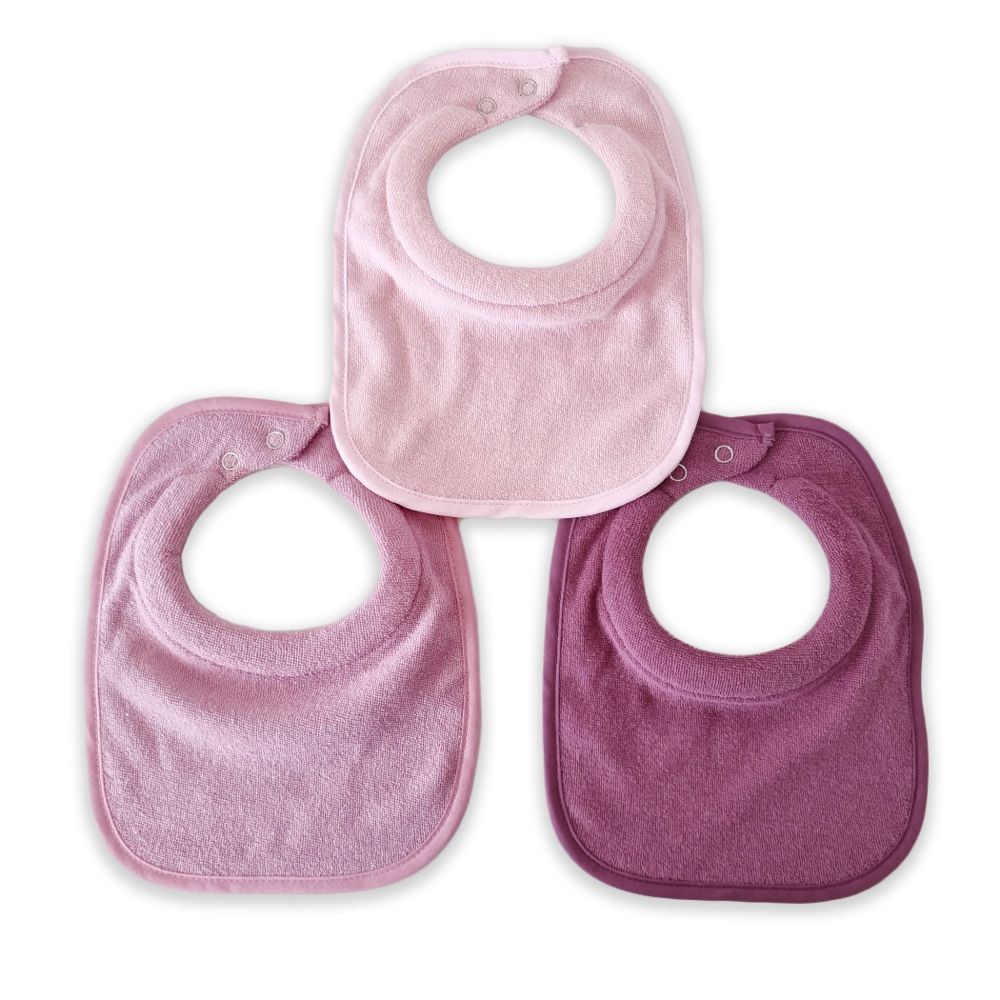 4Baby Bib Newborn Dribble Girl - 3 Packs | Baby Bunting AU