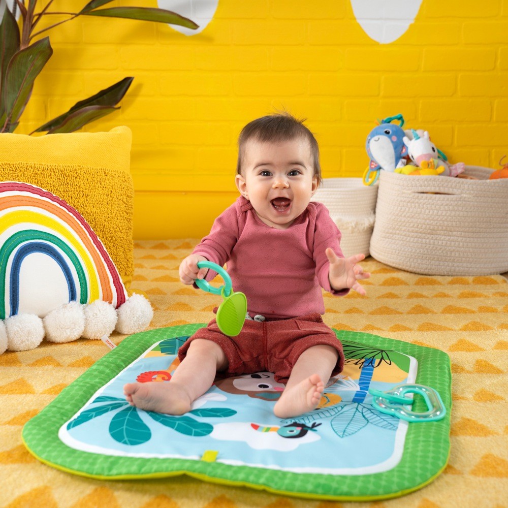 Bright Starts Easy Breezy Prop Mat Mats Baby Bunting AU