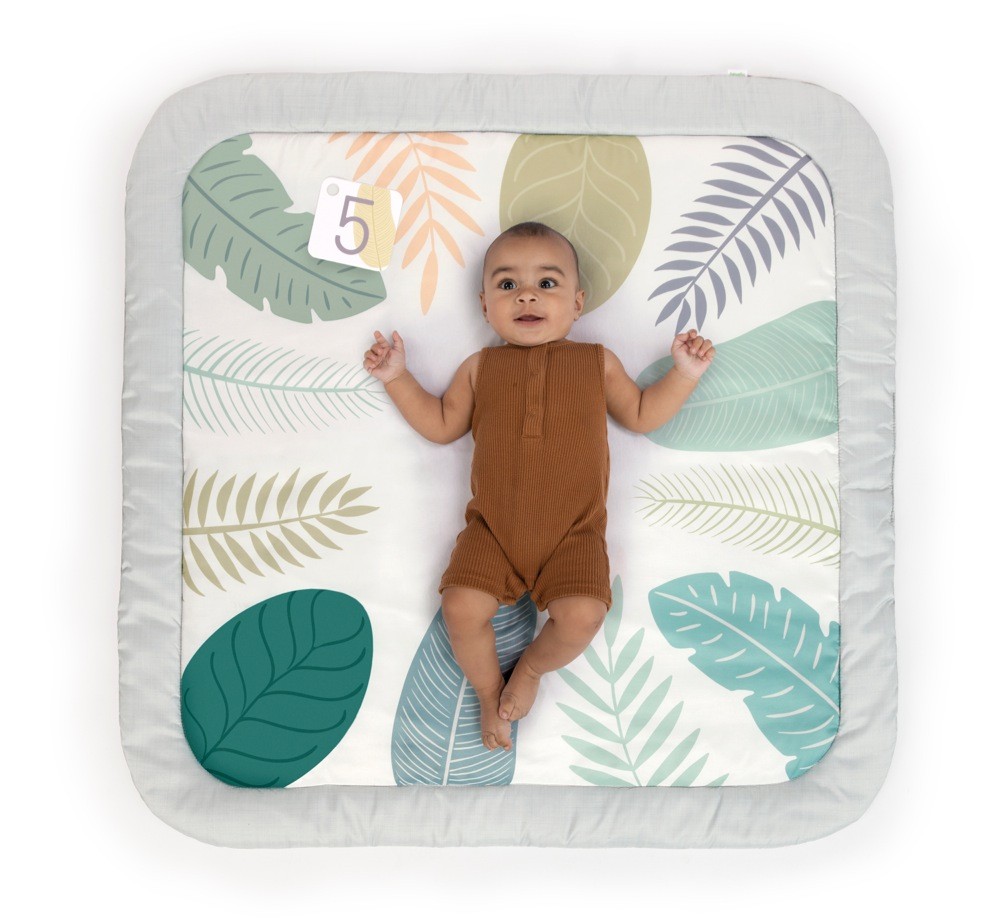 Ingenuity Sprout Spot Baby Milestone Play Mat Mats Baby Bunting AU