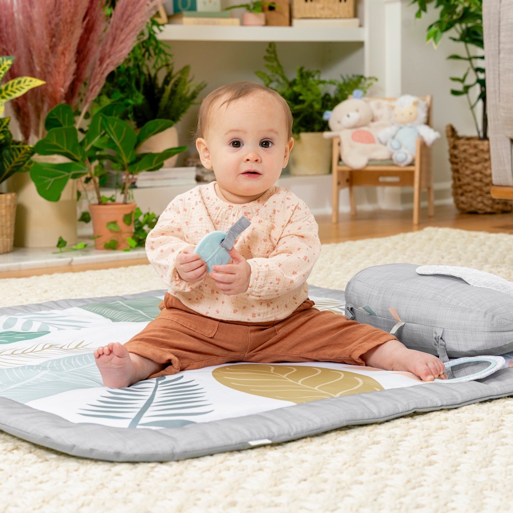 Ingenuity Sprout Spot Baby Milestone Play Mat Mats Baby Bunting AU