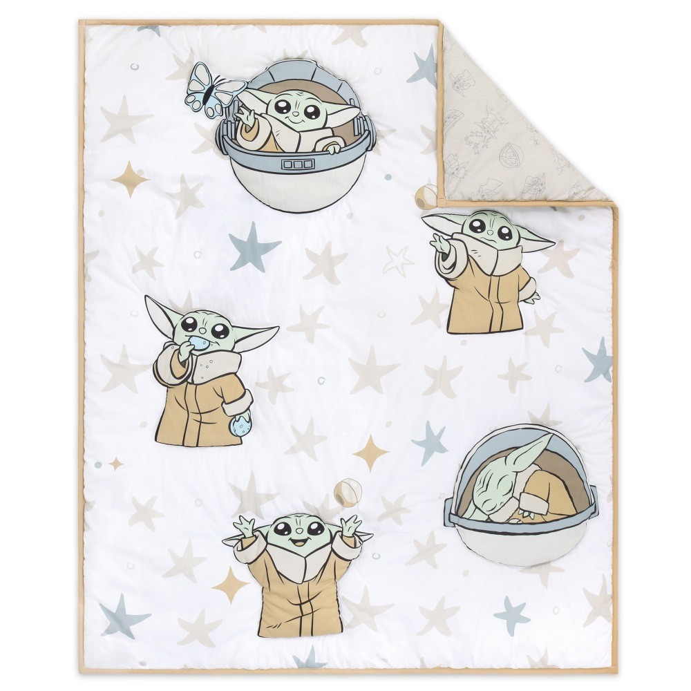 Disney Grogu Bedding Set 4 Piece Cot Baby Bunting AU