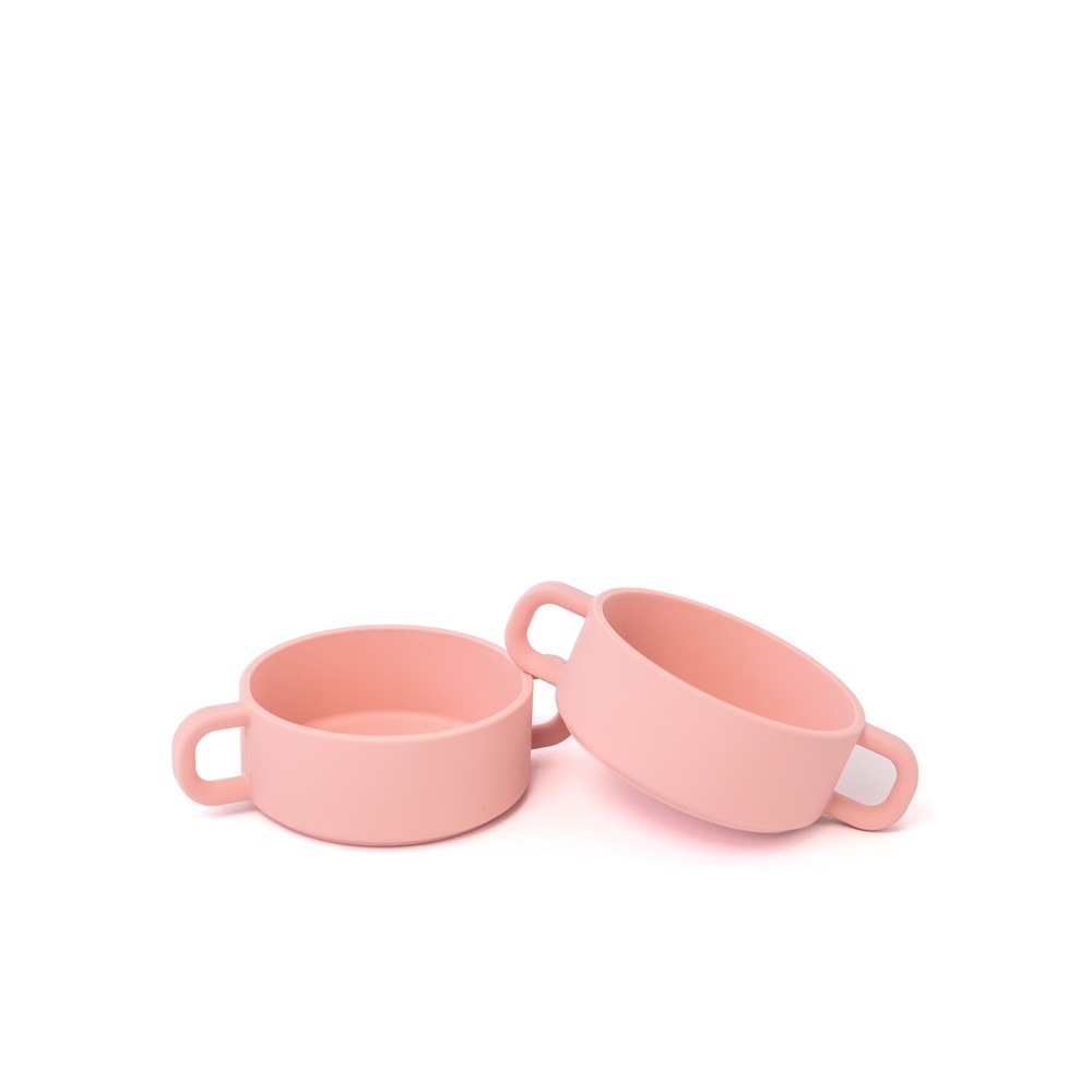 Great Start Silicone Bowls 2Pack Blossom | Bowls & Plates | Baby Bunting AU