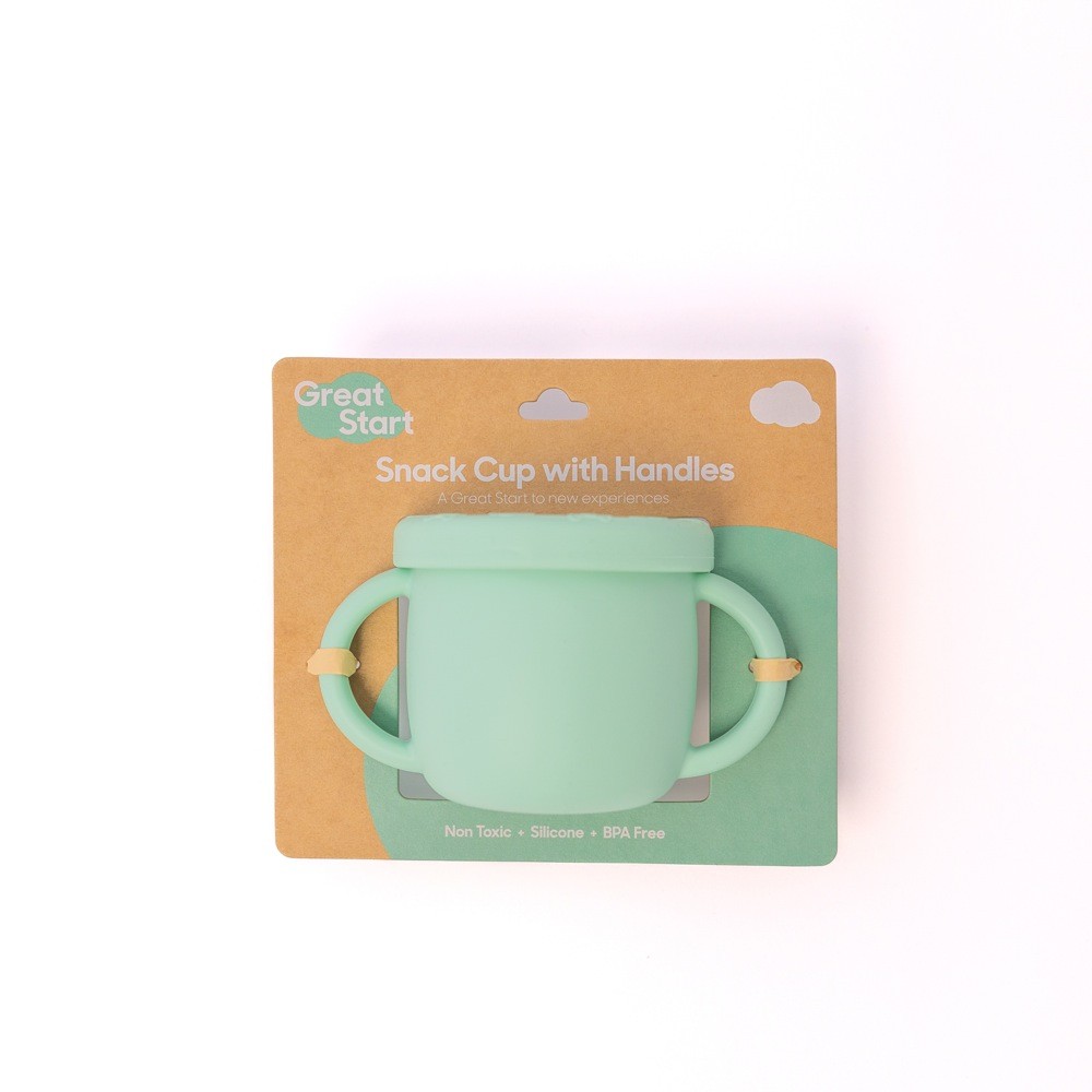 Great Start Silicone Snack Cup Pistachio Food Storage & Preparation