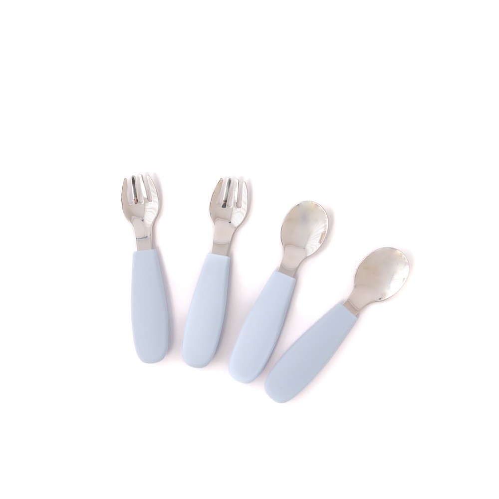 Great Start Silicone & Stainless Steel Utensil 4Pack Serene Utensils
