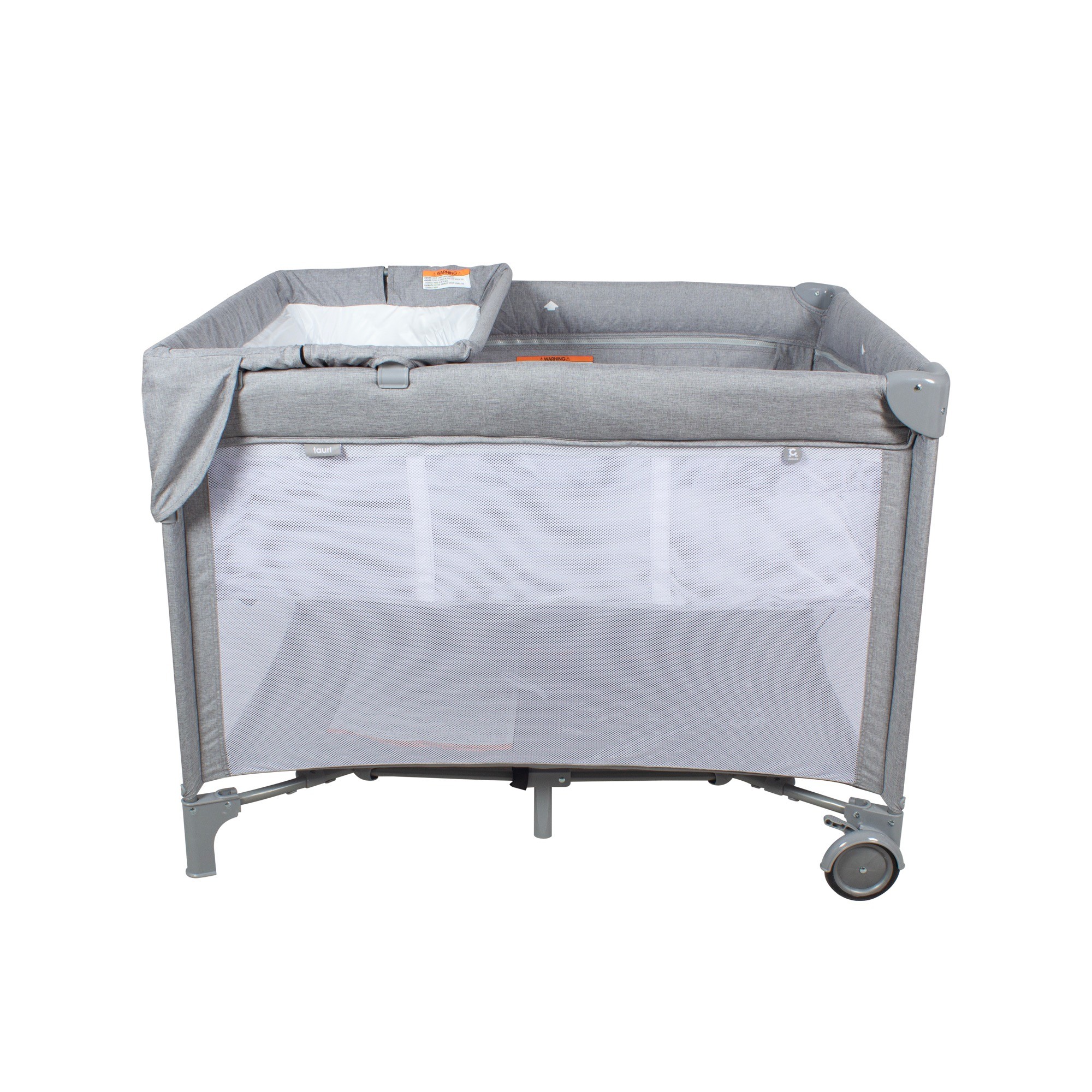 Childcare Tauri 5-In-1 Travel Cot Grey Baby Bunting AU