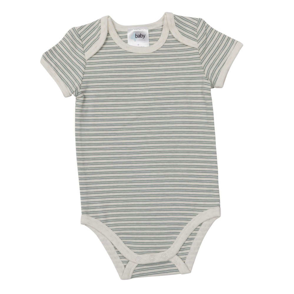 4Baby 3 Pack Bodysuit Short Sleeve Crocodile Sage | Bodysuits | Baby ...