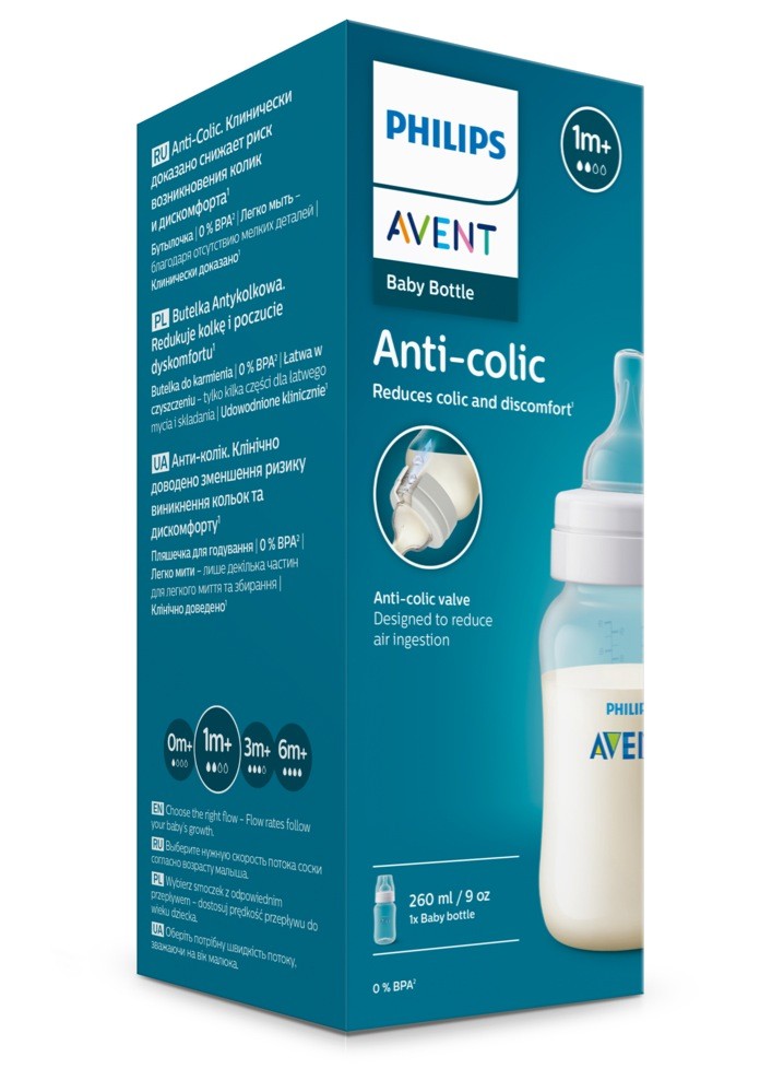 Avent Anti-Colic Baby Bottle 260ML | Bottles | Baby Bunting AU