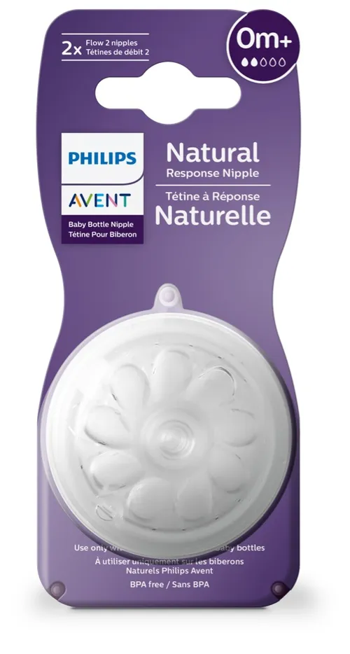 Avent Natural Response Teats Month+ Pack Baby Bunting AU