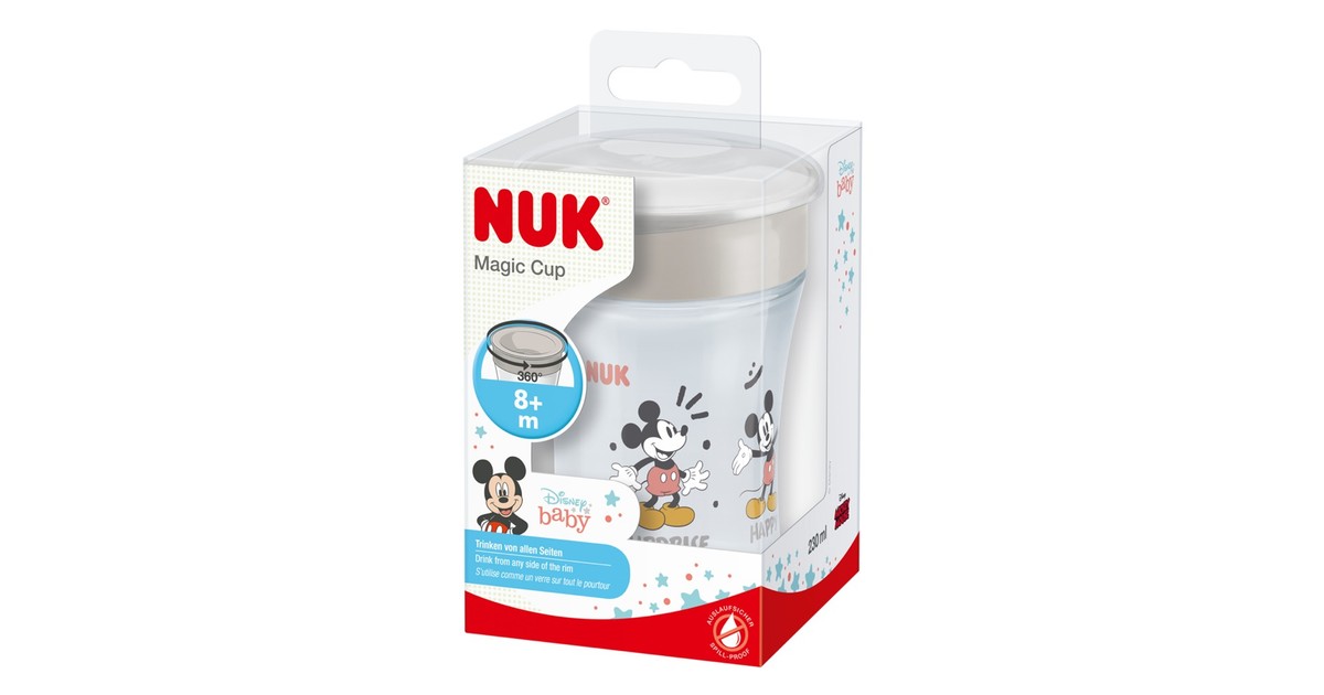 NUK Mini Magic Cup Mickey/Minnie 230ML Piece Baby Bunting