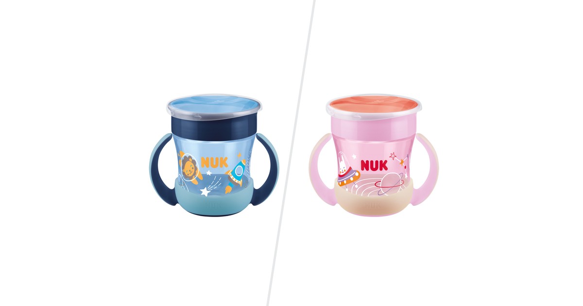 Nuk Evolution Mini Magic Cup Glow In The Dark 160ML Baby Bunting AU
