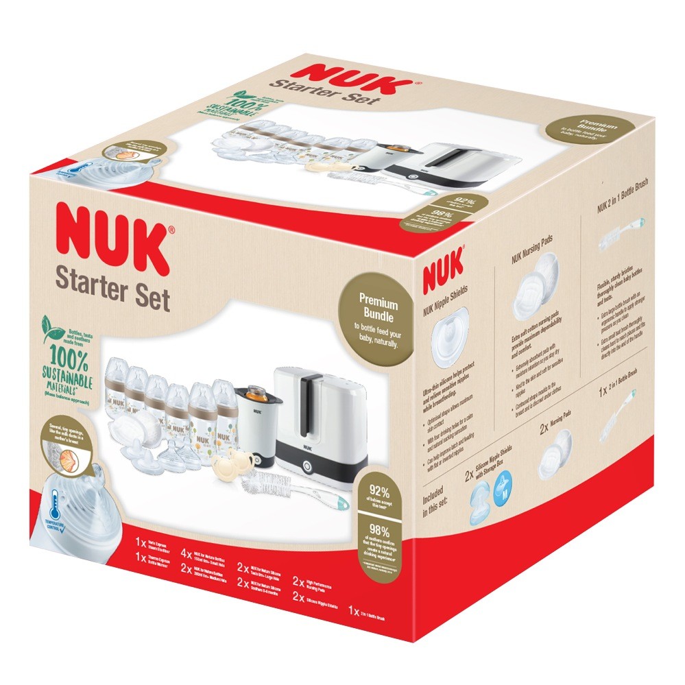 Nuk For Nature Starter Set Feeding Sets Baby Bunting AU