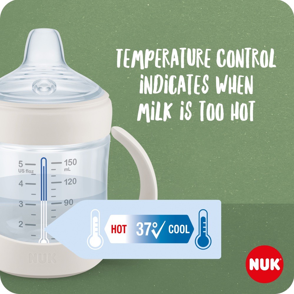 Biberon NUK For Nature 150ml - Tettarella Silicone Anti-Colica Con Controllo Temperatura - Foto 11