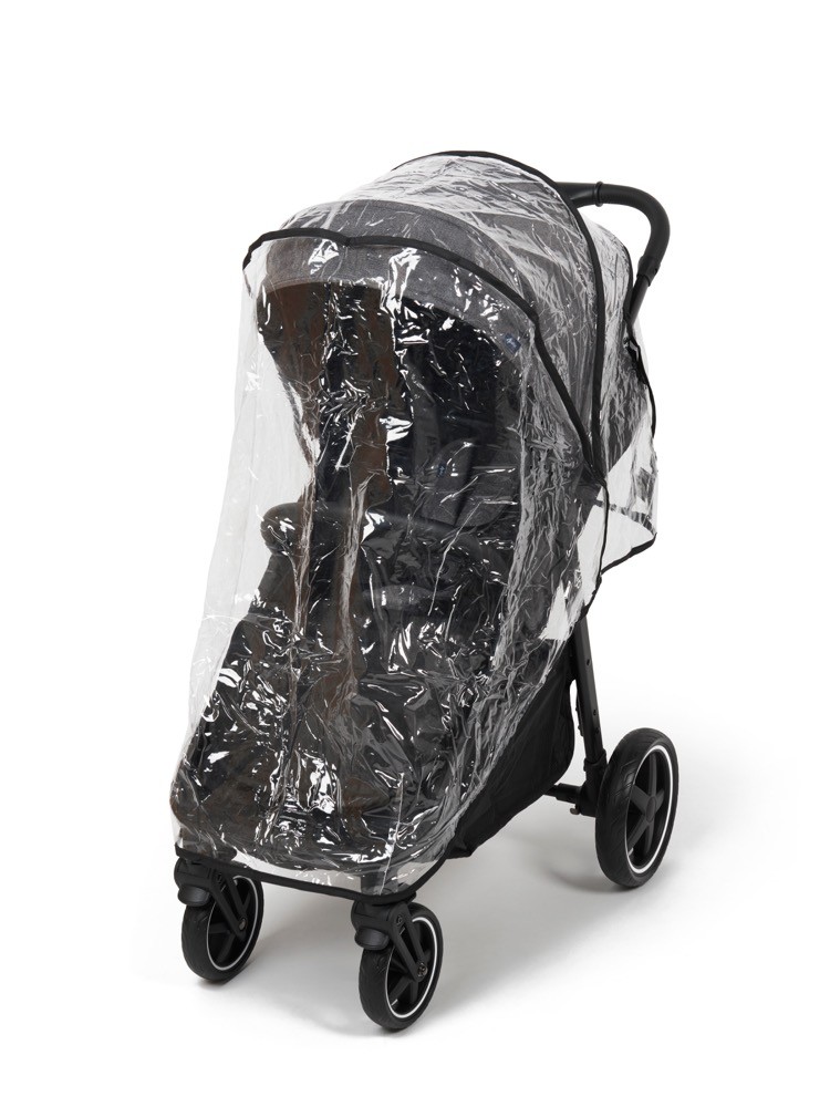 4Baby Zip Stroller - Black/Grey | Travel Stroller | Baby Bunting AU