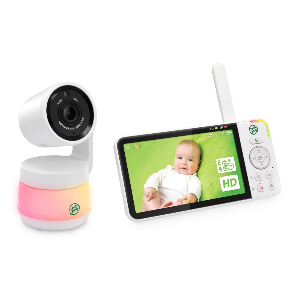 LeapFrog LF925HD Baby Monitor With Camera, 720p, Wi-FI, 5 Inch HD Color Display, Smart Baby Monitors, Pan & Tilt/Swivel Camera And App, Monitor
