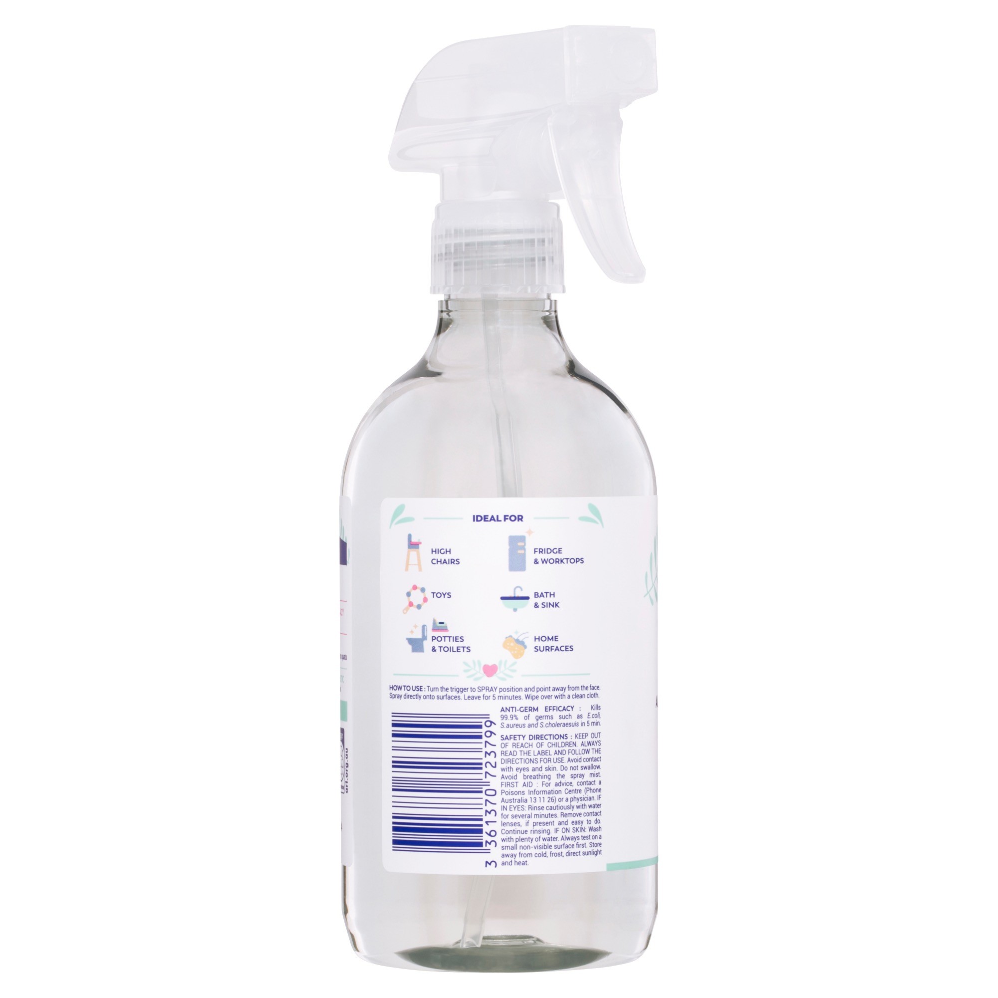 Milton Antibacterial Surface Spray 500Ml Liquid Sterilising Baby