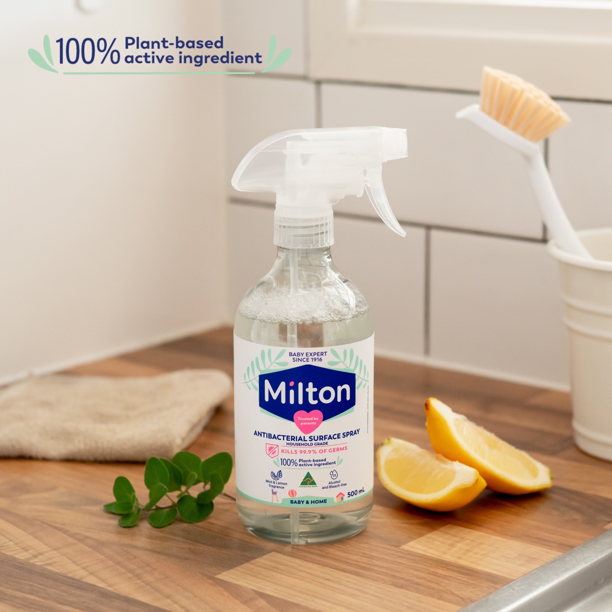 Milton Antibacterial Surface Spray 500Ml Baby Bunting AU