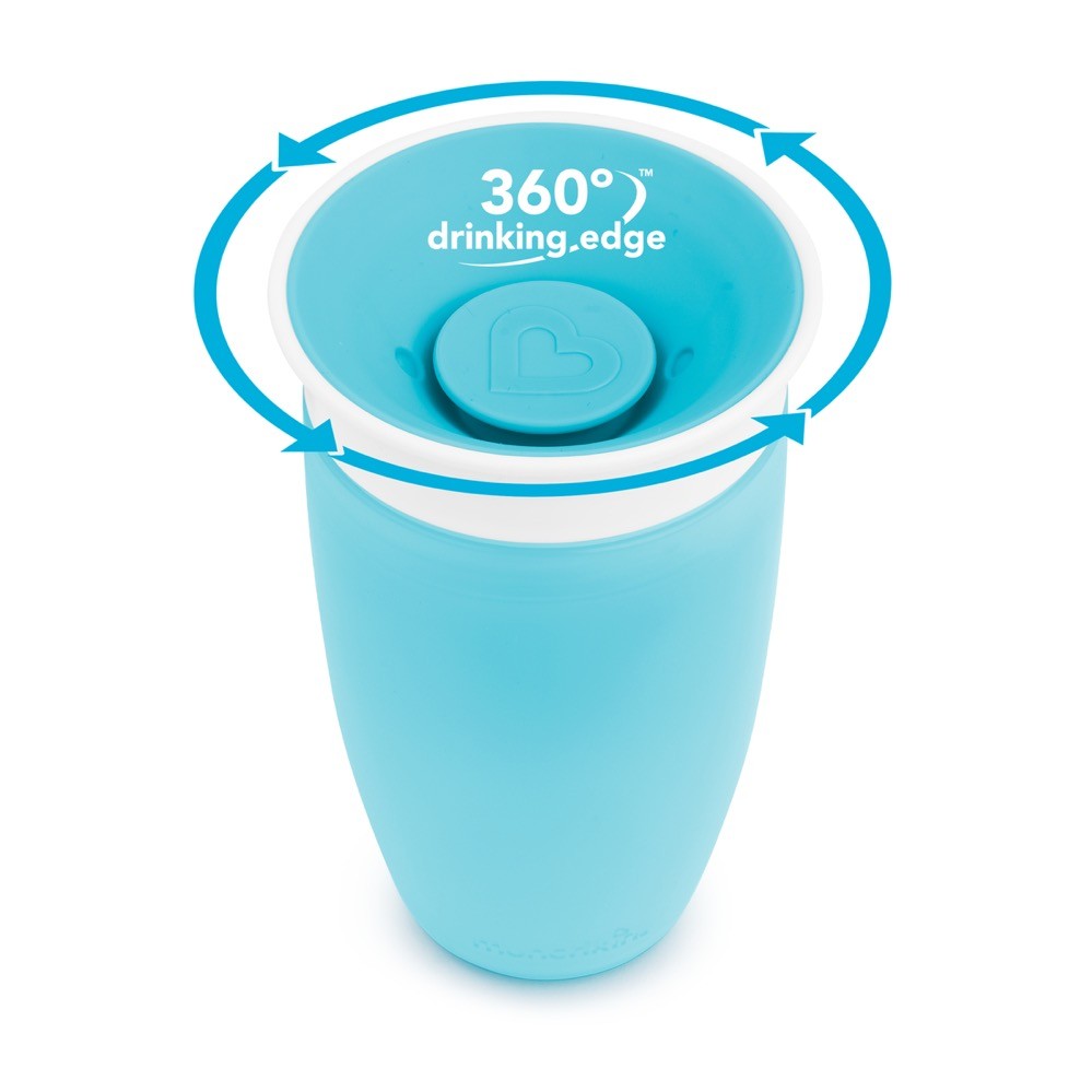 Munchkin Miracle® 360° Cup 10Oz Blue Cups & Drink Bottles Baby