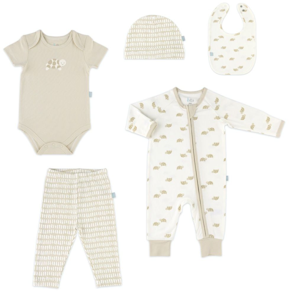 Bilbi 5 Piece Set Tortoise | Baby Clothes Sets | Baby Bunting AU
