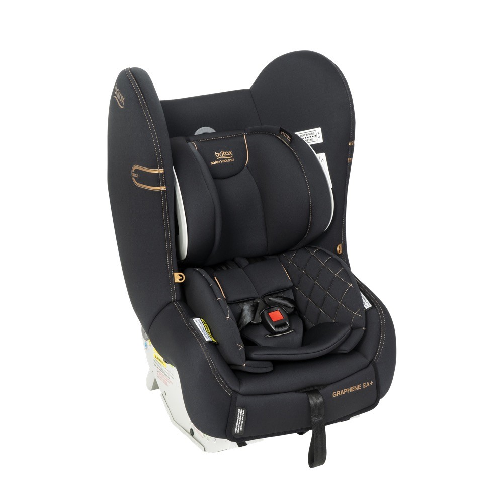 Britax Safe N Sound Graphene Easy Adjust Ifix+ Car Seat Black Opal