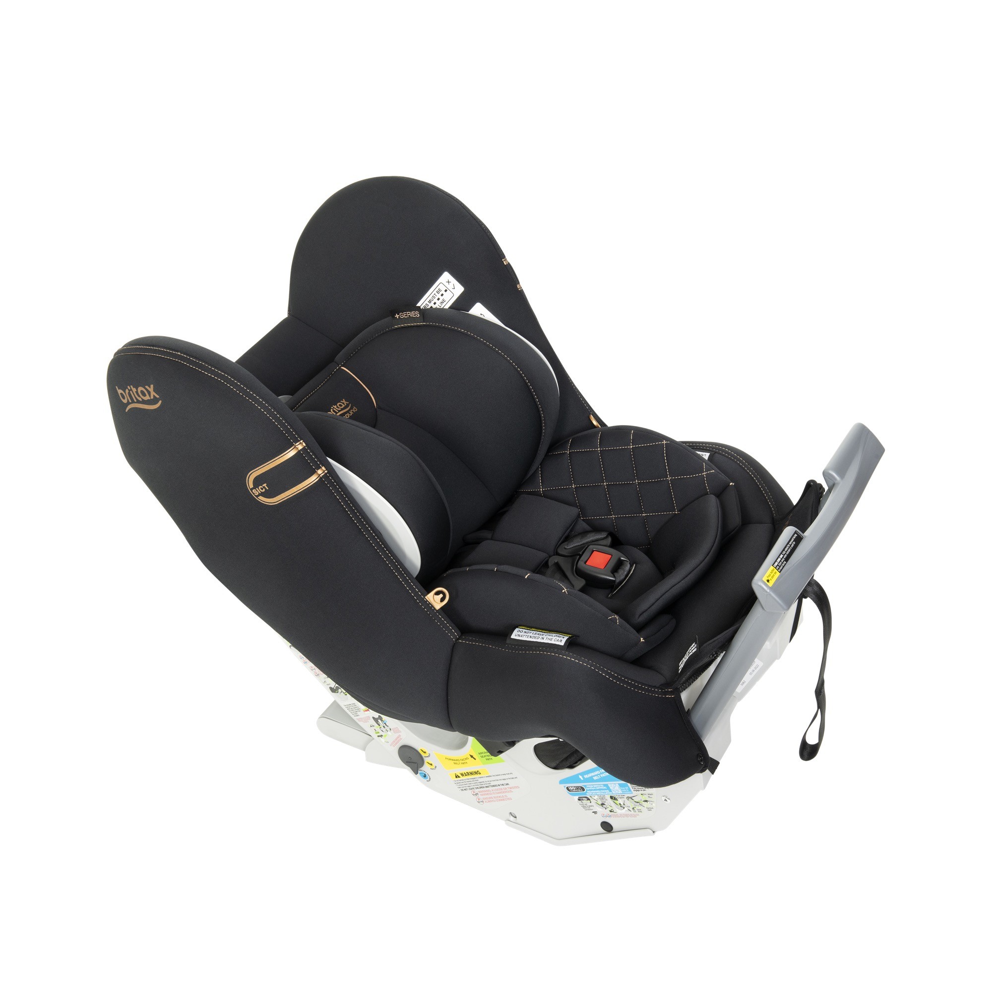 Britax Safe N Sound Graphene Easy Adjust Ifix+ Car Seat Black Opal Convertibles Baby Bunting AU