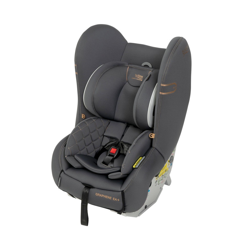 Britax Safe N Sound Graphene Easy Adjust Ifix Car Seat Grey Opal Convertibles Baby Bunting AU