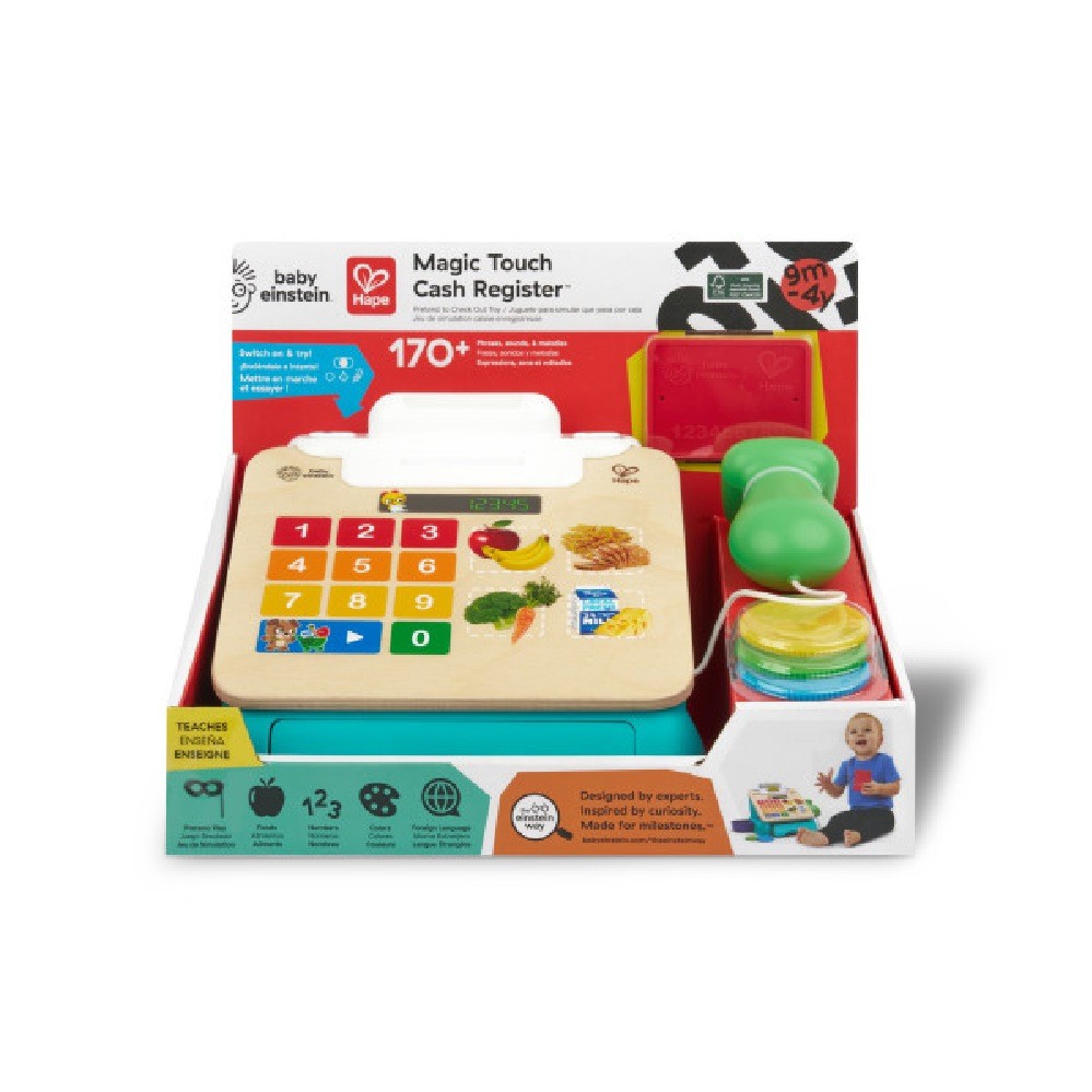 Baby Einstein Hape Magic Touch Cash Register Pretend To Check Out