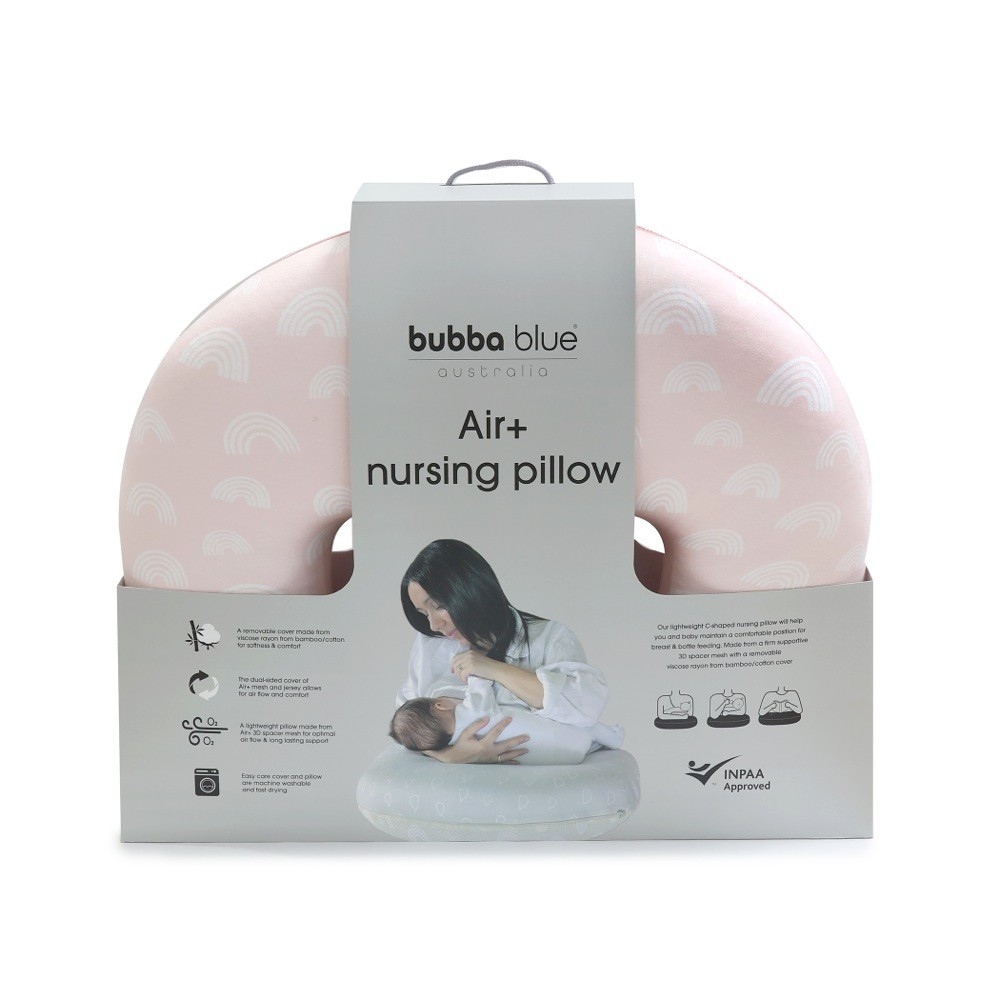 Bubba Blue Nordic Nursing Pillow Berry Nursing Pillow Baby Bunting AU