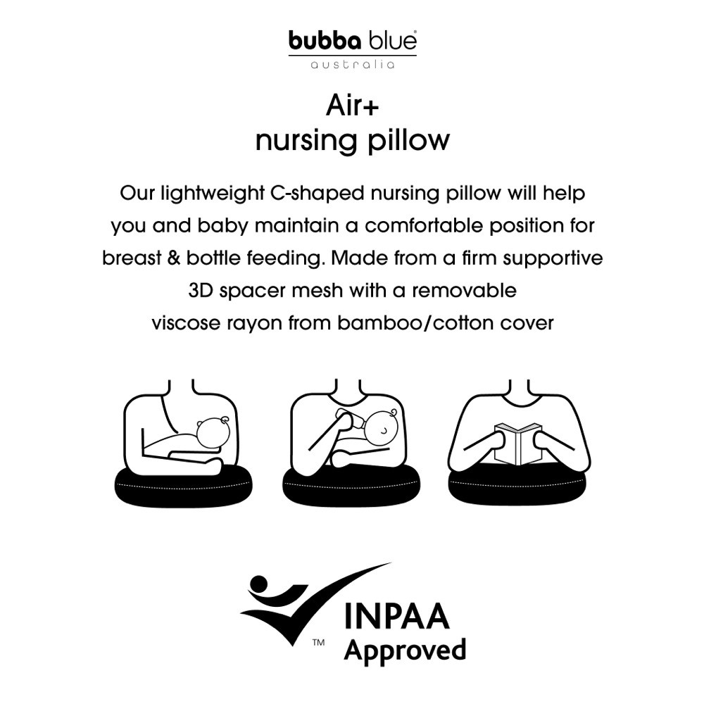 Bubba Blue Nordic Nursing Pillow Sand Maternity Pillows Baby Bunting AU