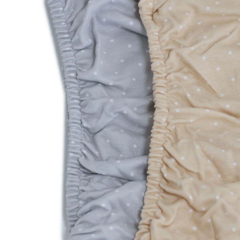 Bubba Blue Confetti CoSleeper Fitted Sheet Grey/Taupe Size 2 Pack Cradle Baby Bunting AU