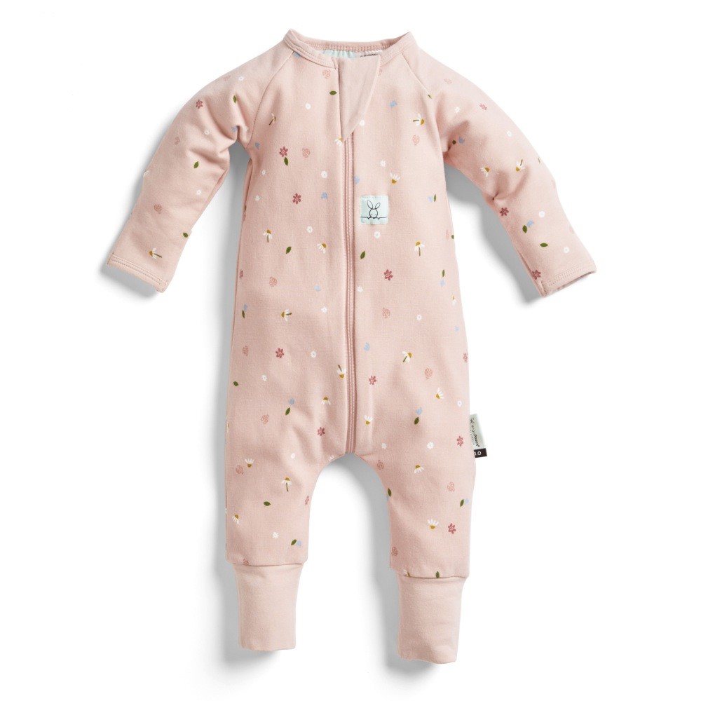 ergoPouch Layers Long Sleeve 0.2 Tog Daisies Size 0-3M