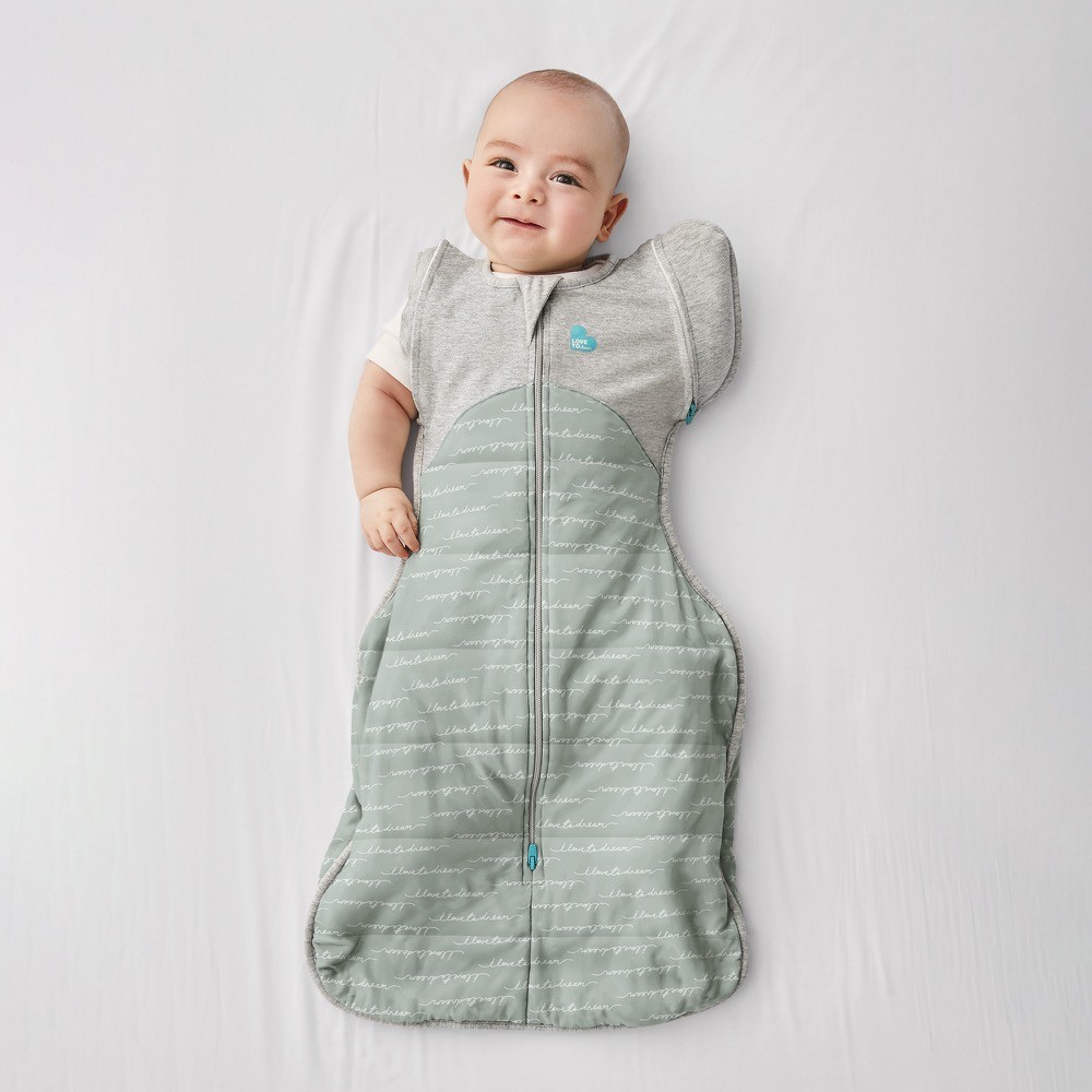 Love To Dream Swaddle Up Transition Bag 2.5 Tog Olive Medium | Swaddles ...