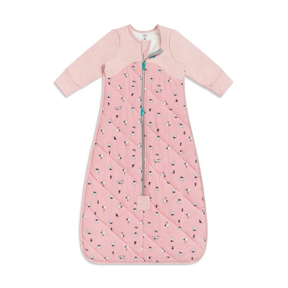 Love To Dream Sleep Bag Cotton & Merino Wool 2.5 Tog Rose Size 618