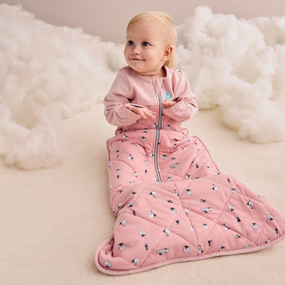 Love To Dream Sleep Bag Cotton & Merino Wool 2.5 Tog Rose Size 6-18 ...