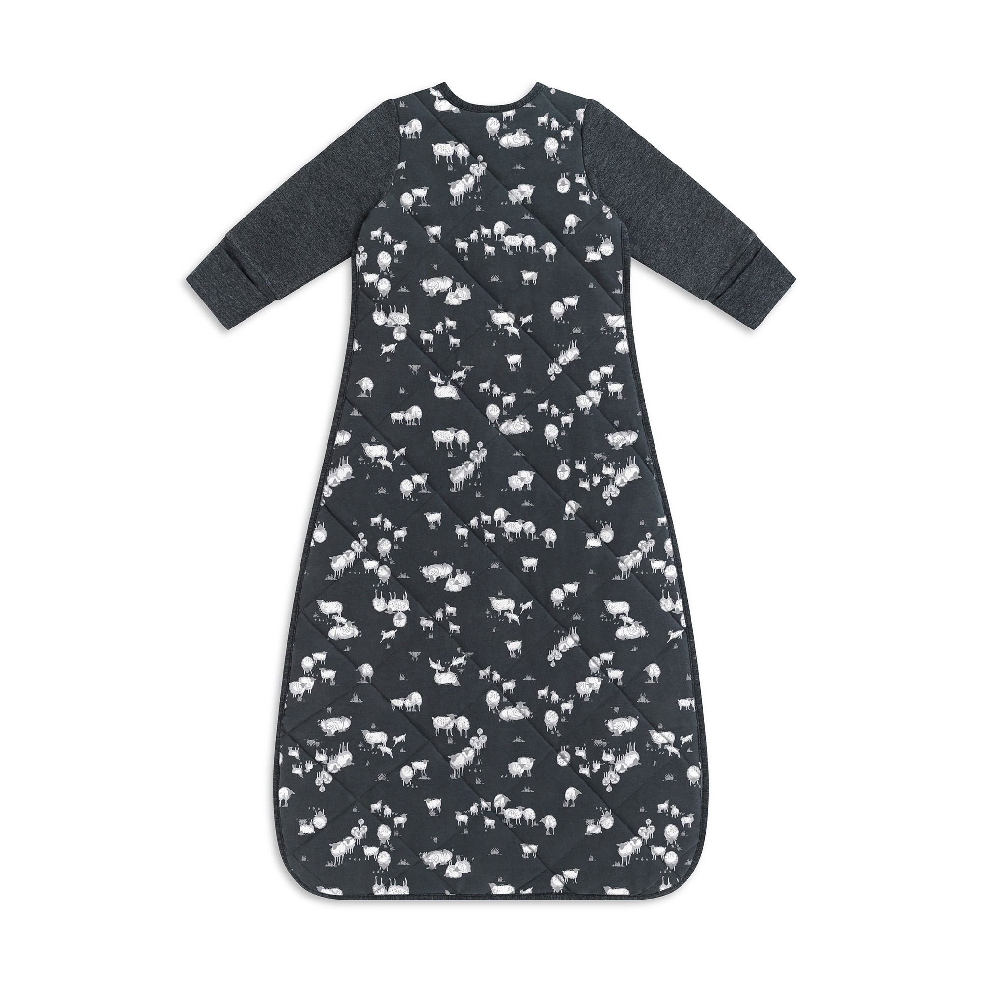 Love To Dream Sleep Bag Cotton & Merino Wool 3.5 Tog Charcoal Size 18