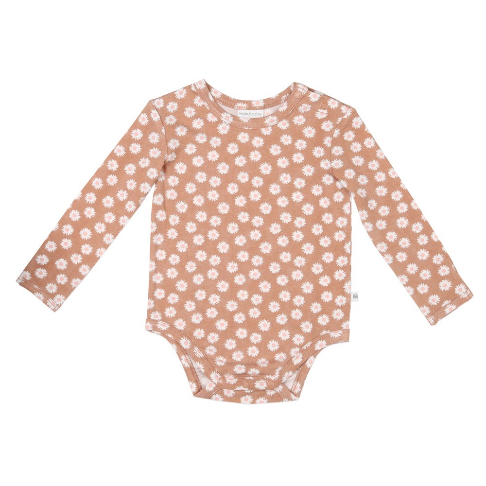 Kynd Bodysuit Long Sleeve Paper Daisy Size 0