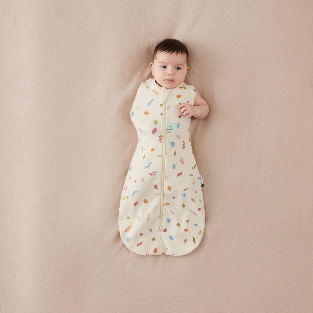 Ergopouch Cocoon 2.5 Tog Bloom 03 Months Swaddles Baby Bunting AU
