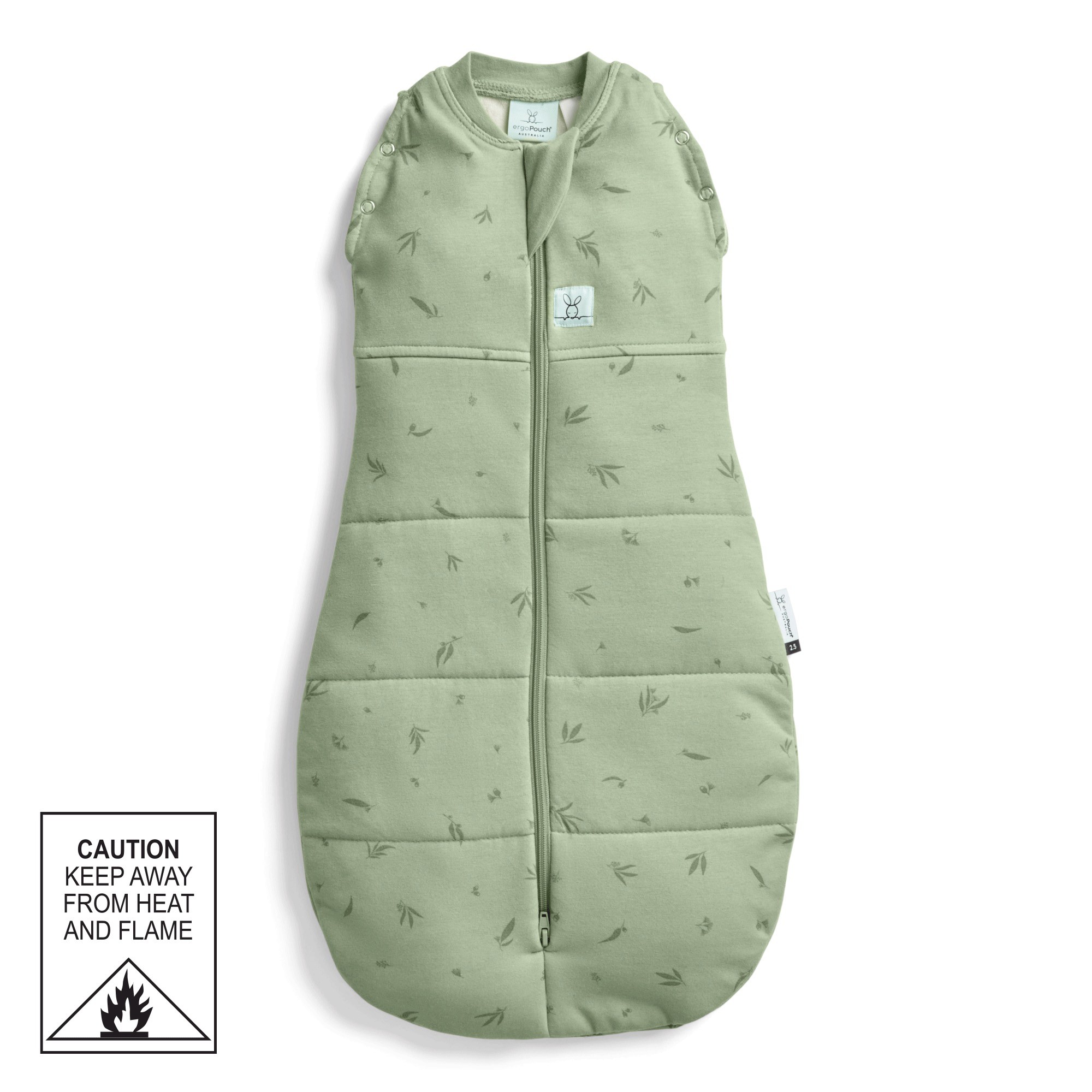 Ergopouch Cocoon 2.5 Tog Willow 03 Months Swaddles Baby Bunting AU