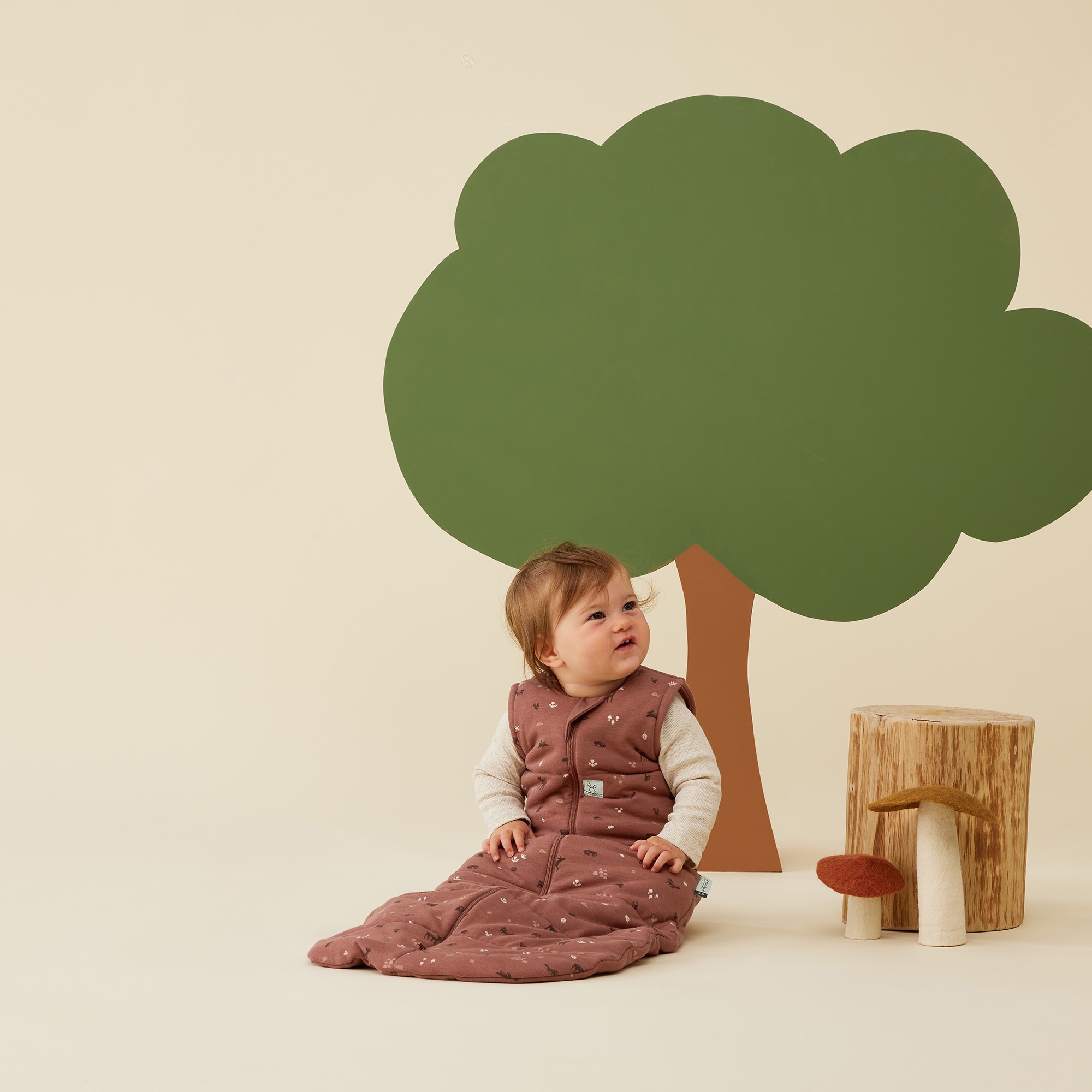 Ergopouch Jersey Sleeping Bag 2.5 Tog Forest Friends 824 Months Heavy Weight Sleeping Bags