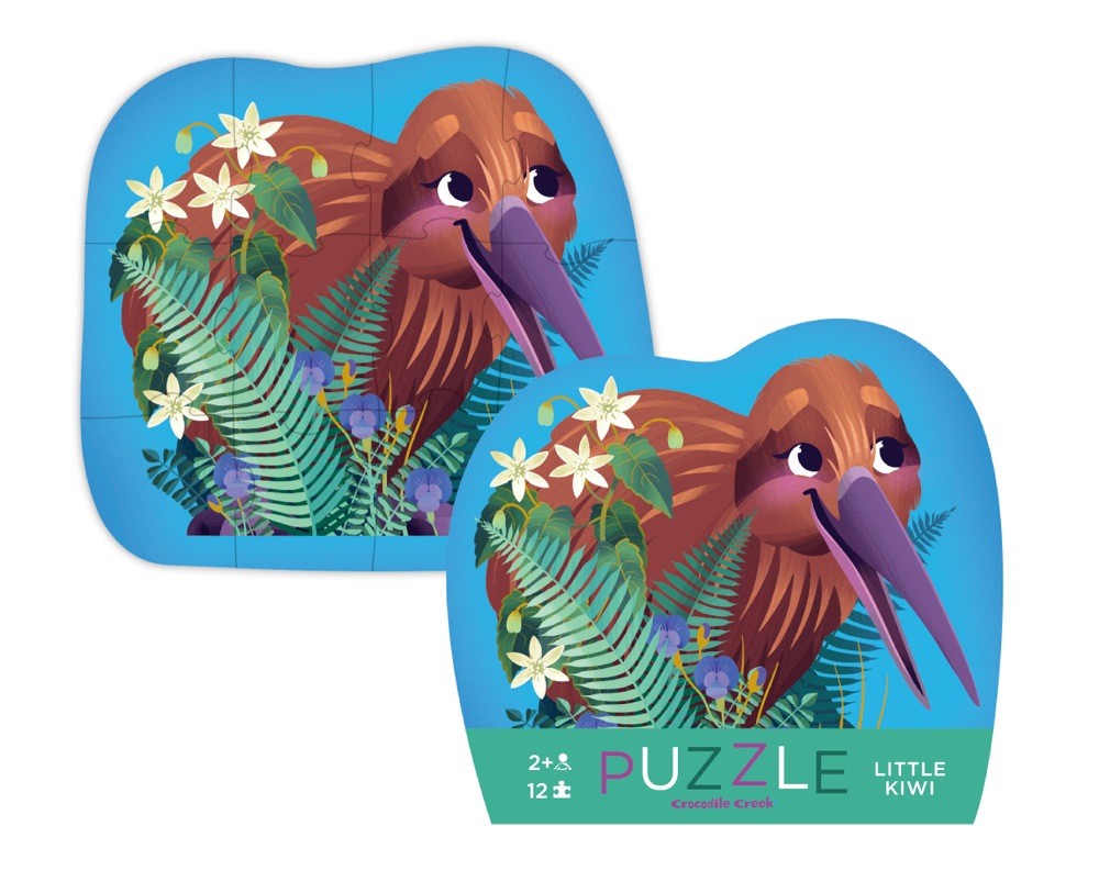 Crocodile Creek 12 Piece Mini Puzzle Kiwi Puzzles Baby Bunting NZ