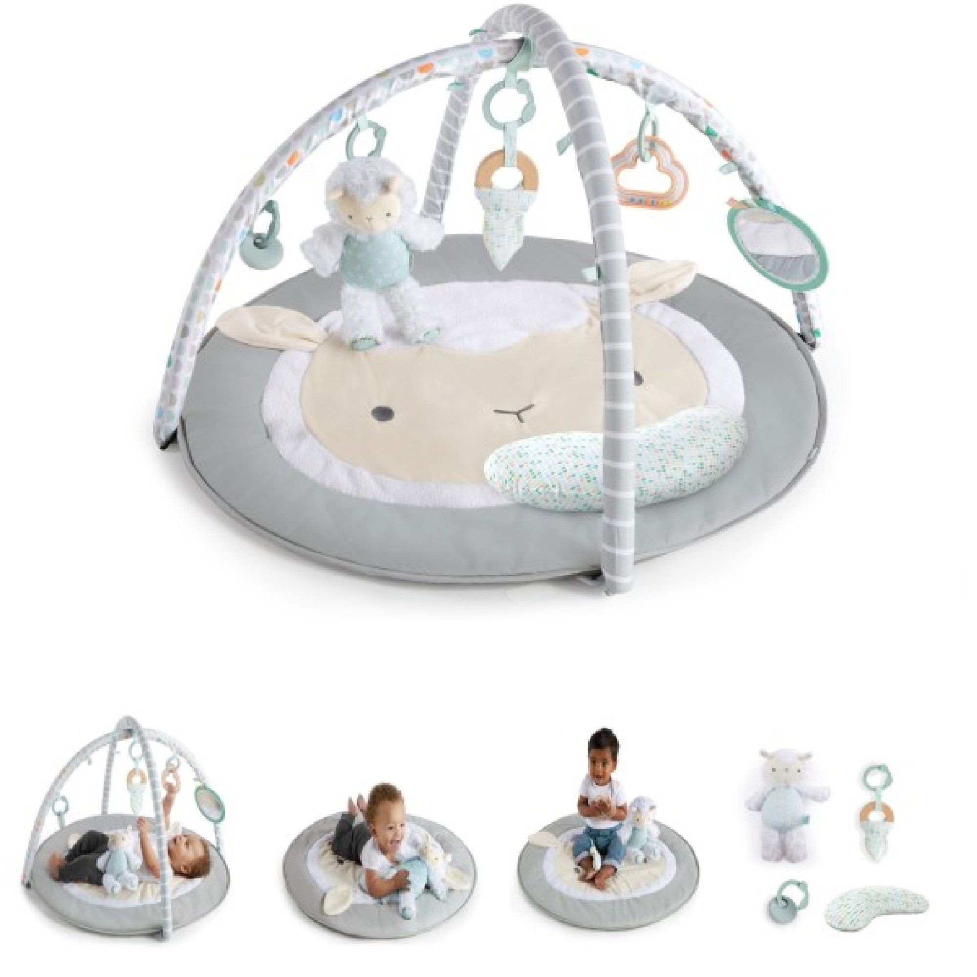Ingenuity Sheppys Spot Plush Activity Gym Corrie Playgyms Baby