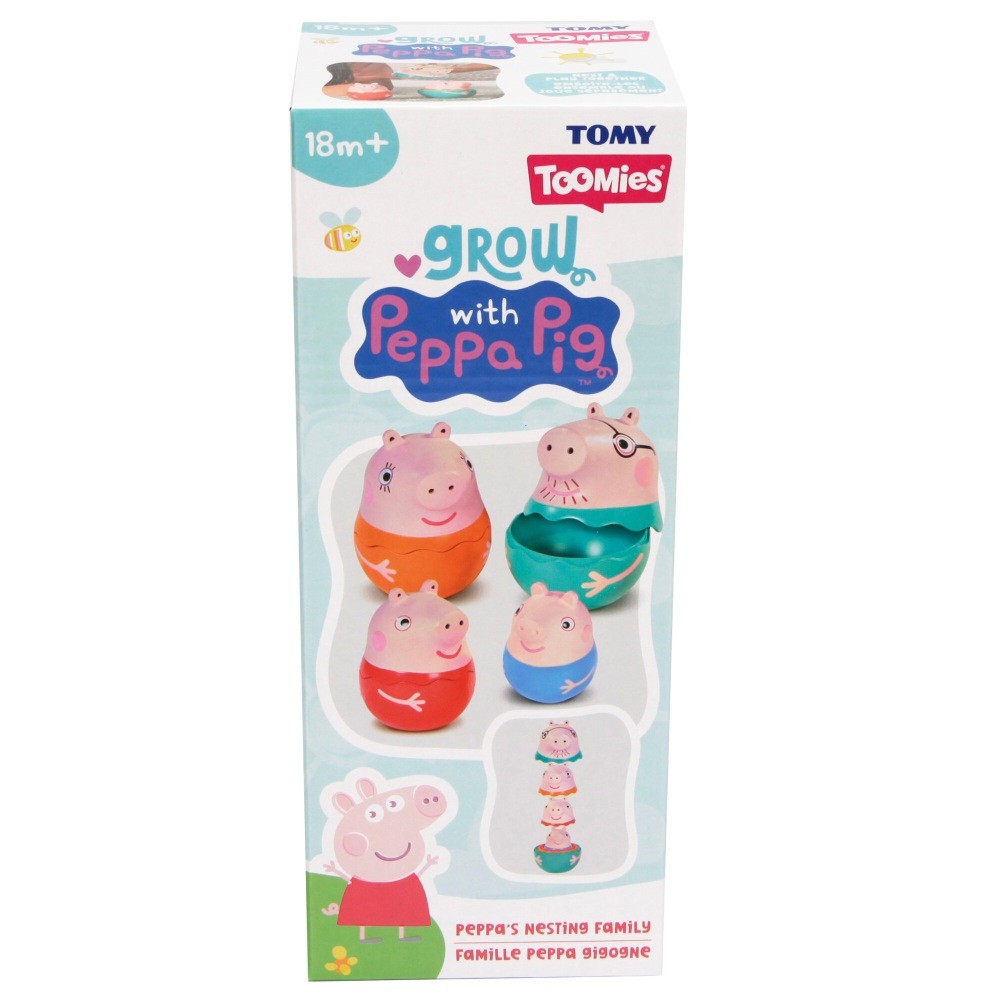 Tomy Toomies Peppa Pig Nesting Family | Interactive Toys | Baby Bunting AU