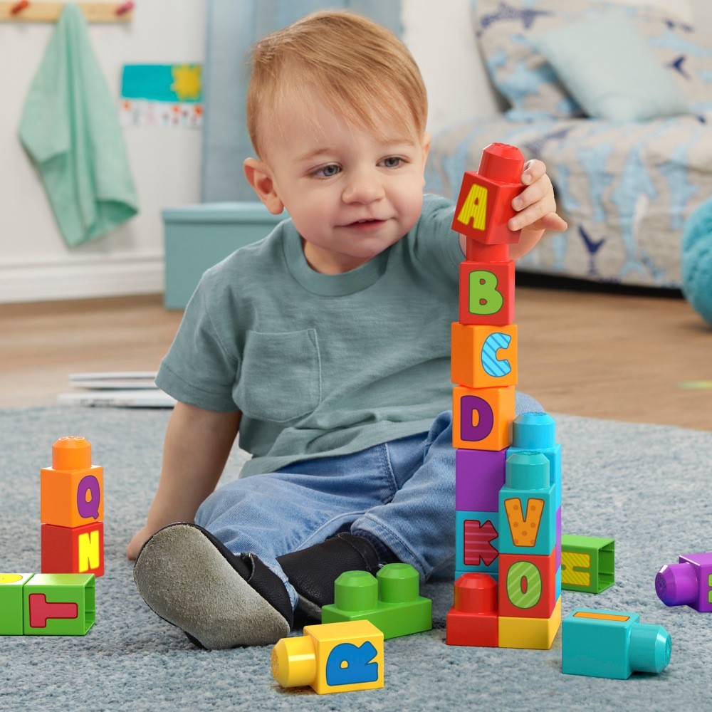 Mega Bloks Abc Building Bag | Building Blocks | Baby Bunting AU