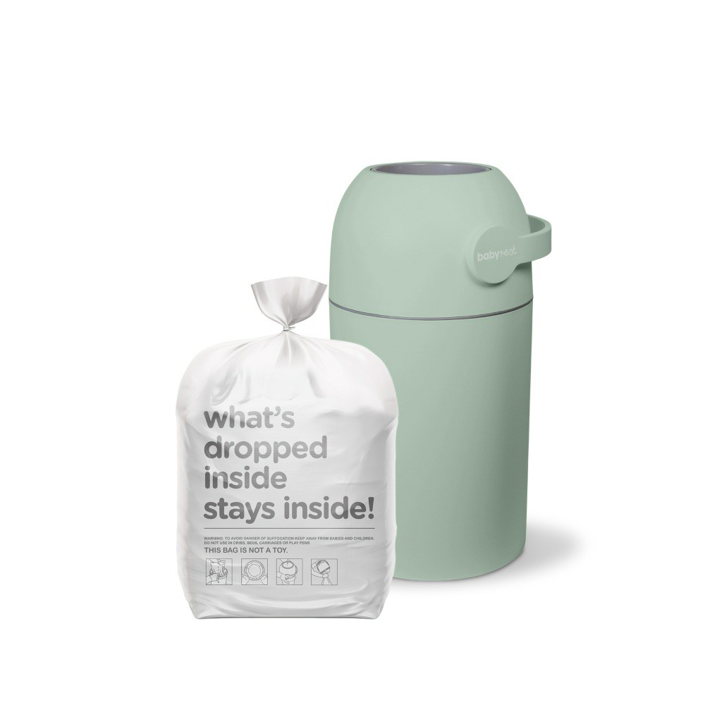 Babyrest Nappy Bin Sage Nappy Bins Baby Bunting AU