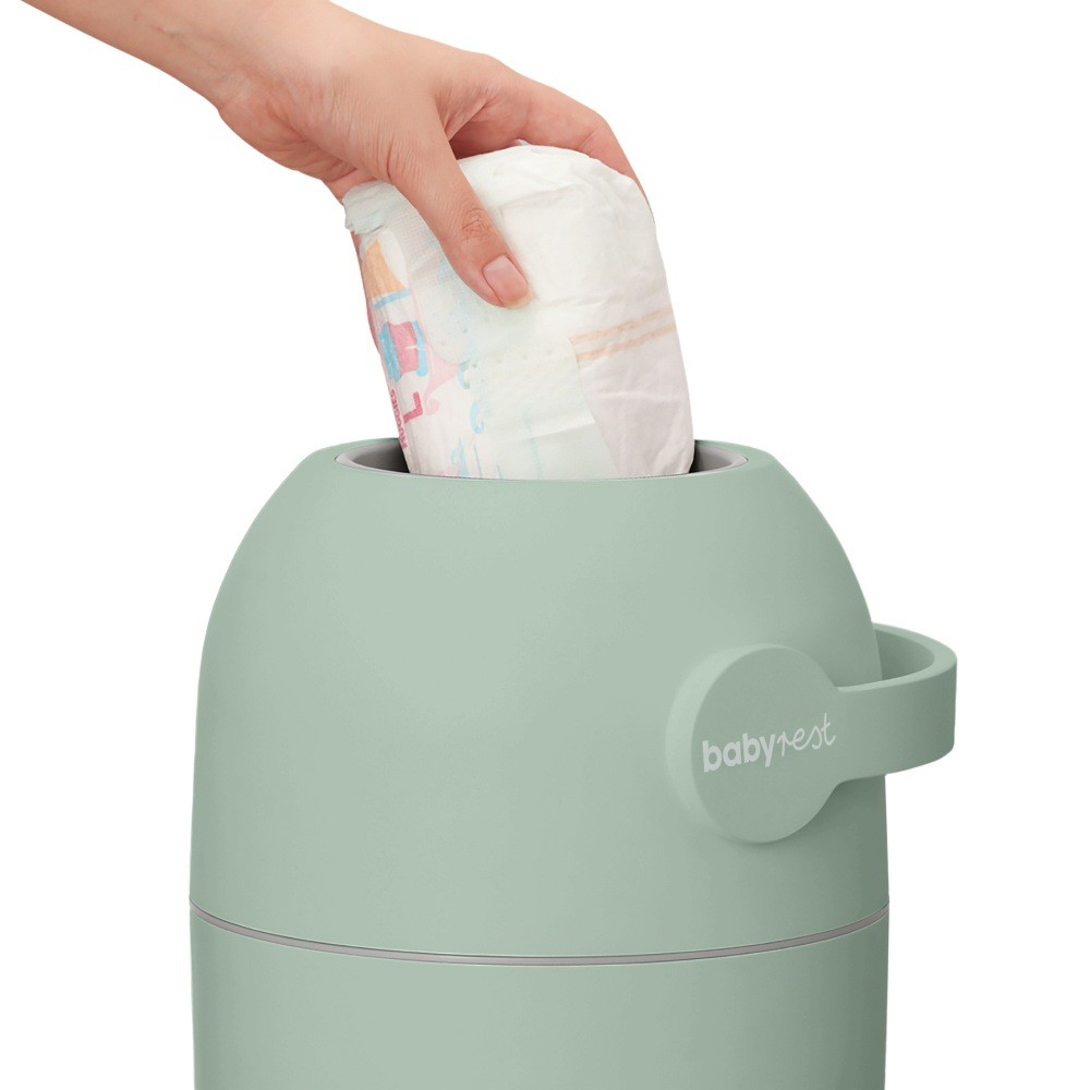 Babyrest Nappy Bin Sage Nappy Bins Baby Bunting AU