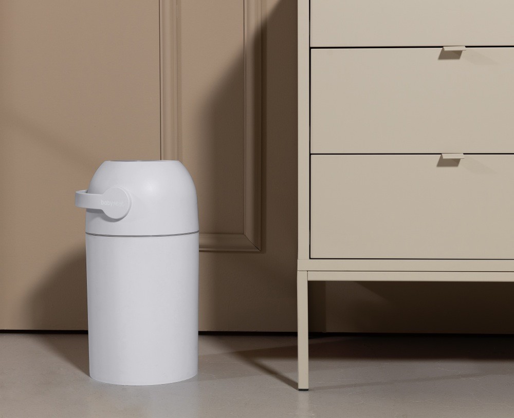 Babyrest Nappy Bin White Nappy Bins Baby Bunting AU