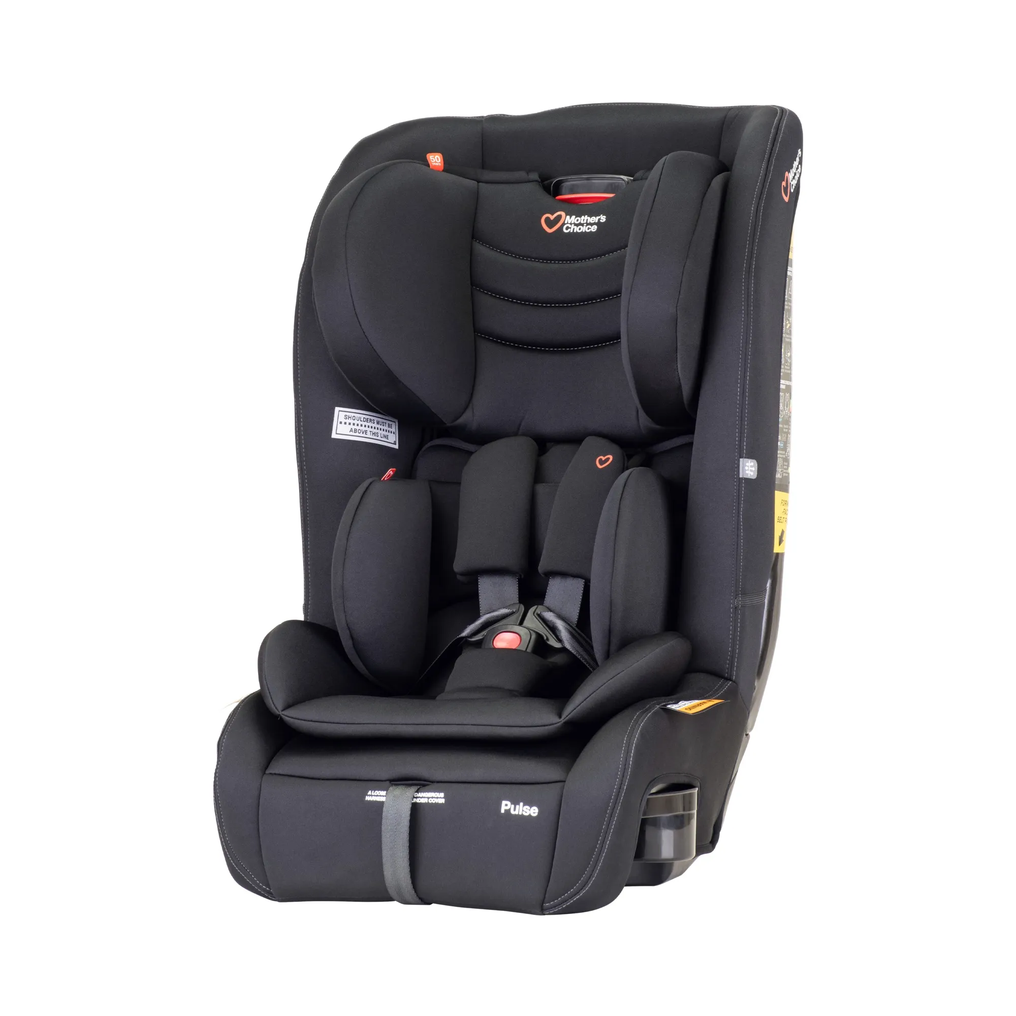 Mothers Choice Pulse Harnessed Car Seat Black Sky