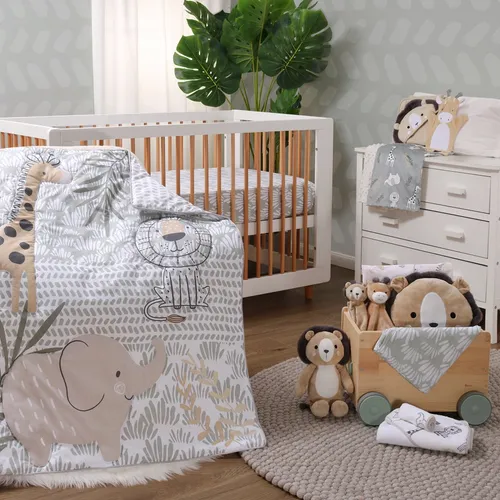 Peanut Shell Piece Bedding Set Madagascar Baby Bunting NZ