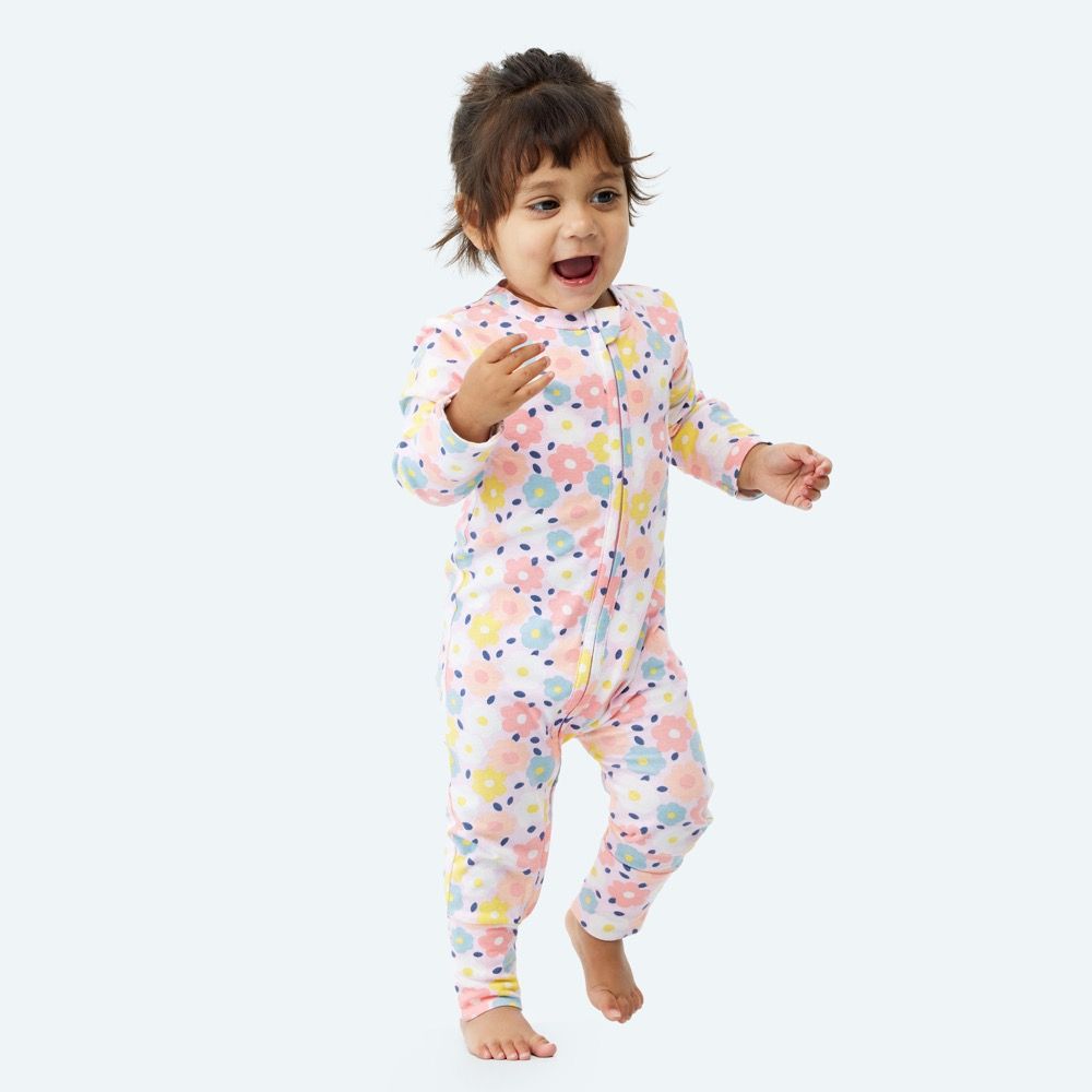 4Baby Zip Coverall Blooming | Baby Bunting AU